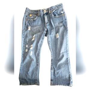 Z Cavaricci Capris - Distressed Blue Women's Sz 7